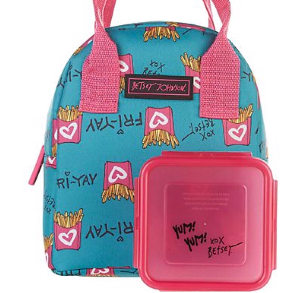 🌺Betsey JohnsonFri-Yay Tote w/Food Container